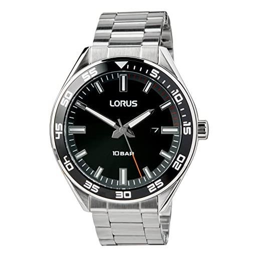 Lorus orologio analogueico quarzo uomo con cinturino in metallo rh935nx9