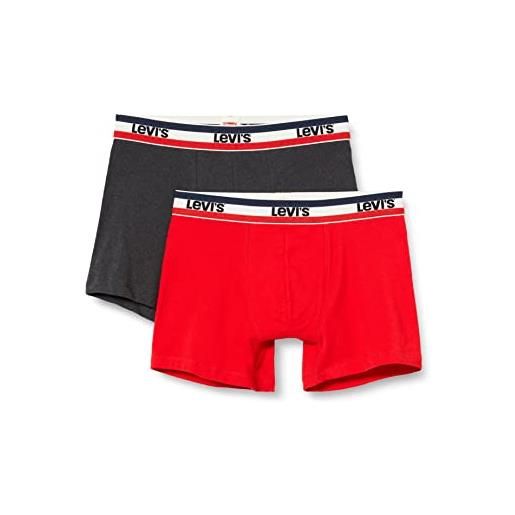 Levi's boxer shorts, red, m (pacco da 2) men's