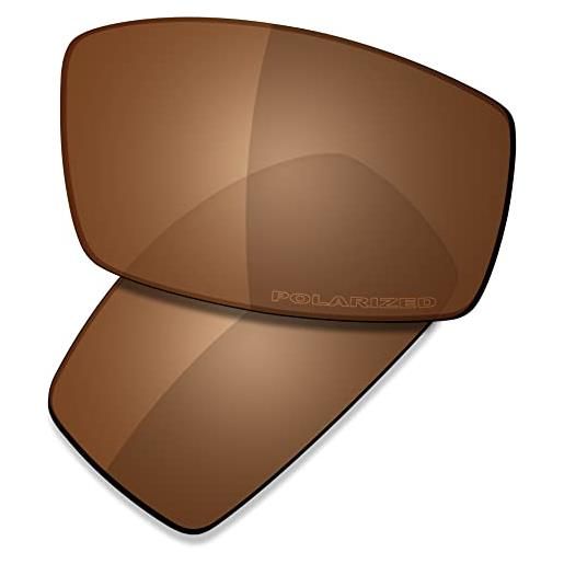 Saucer - lenti di ricambio per occhiali da sole oakley canteen 2006, (high defense - amber brown polarized), taglia unica