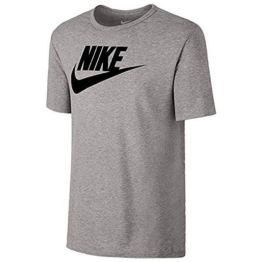 Nike dri-fit - maglietta da allenamento da uomo, verde profondo (swoosh bianco), s