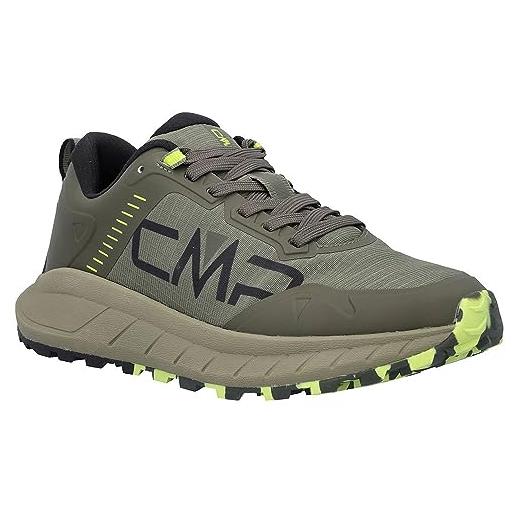 CMP hamber lifestyle shoes, sneaker uomo, militare-acido, 40 eu