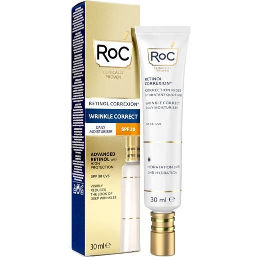 ROC OPCO LLC roc retinol correxion wrinkle correct daily moisturiser spf30 30 ml