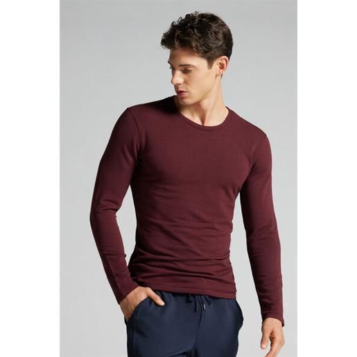 Intimissimi maglia a manica lunga in modal cashmere bordeaux