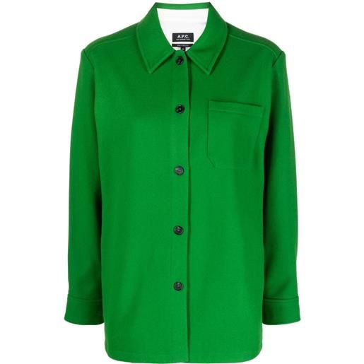 A.P.C. giacca-camicia - verde