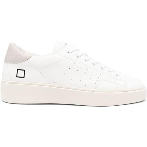 D.A.T.E. sneakers base con stampa - bianco