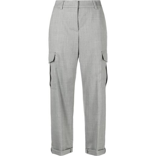 Peserico pantaloni dritti - grigio