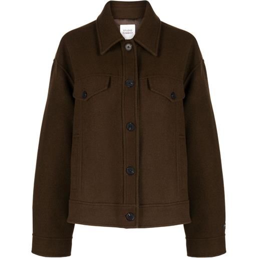 STUDIO TOMBOY giacca-camicia sartoriale - marrone