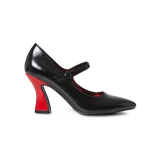 Joe Browns color block fibbia dettaglio tacchi, scarpe décolleté donna, nero e rosso, 38 eu