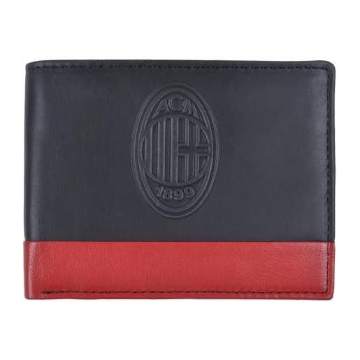 Ac Milan 143225, Accessori da Viaggio-Portafogli Unisex-Adulto, 12,5x9,5x2  cm : : Moda