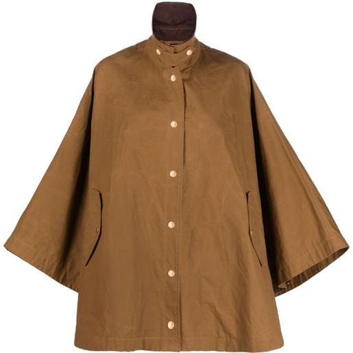 Mackintosh cappotto cora con bottoni automatici - marrone