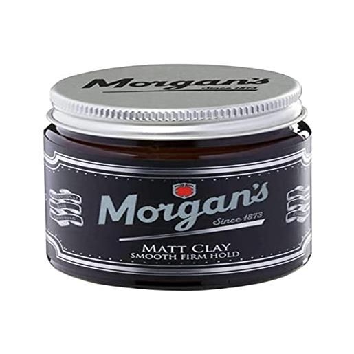 Morgan's Hair Products morgans argilla opaca, tenuta liscia e solida, 120 ml