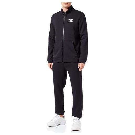 Diadora tracksuit fz core, tuta in felpa uomo, blu (peacoat/imperial blue), s