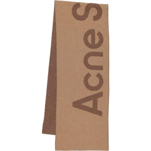 ACNE STUDIOS sciarpa acne in lana con logo