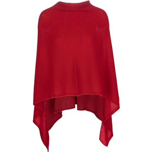 RIVIERA CASHMERE | mantellina rasata rossa