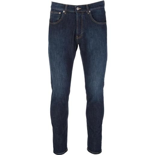 DONDUP | jeans dian carrot slim blu scuro