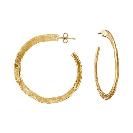 JOI D'ART orecchini dorati estergold | progettato dal laboratorio joidart | collezione estergold | metallo placcato oro 24k
