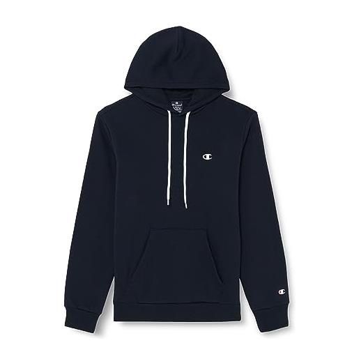 Champion legacy Champion basics - powerblend fleece felpa con cappuccio, grigio melange chiaro, xl uomo fw23
