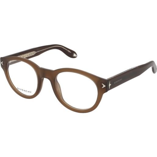 Givenchy gv 0031 tw5 | occhiali da vista graduati | unisex | plastica | tondi | marrone | adrialenti