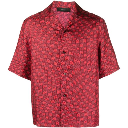 AMIRI camicia con stampa grafica - rosso