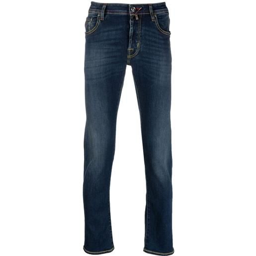 Jacob Cohën jeans skinny con applicazione - blu
