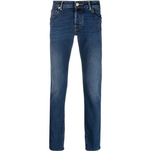 Jacob Cohën jeans skinny con effetto schiarito - blu