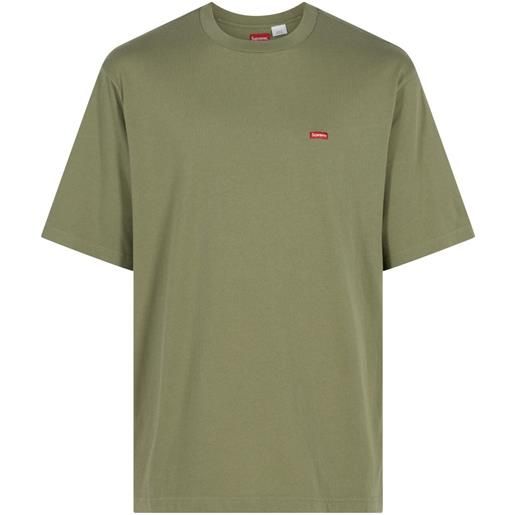 Supreme t-shirt con logo - verde