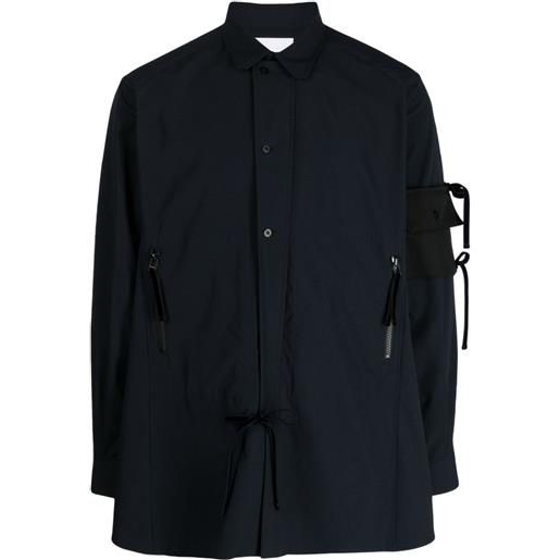 Yoshiokubo camicia con colletto classico - nero