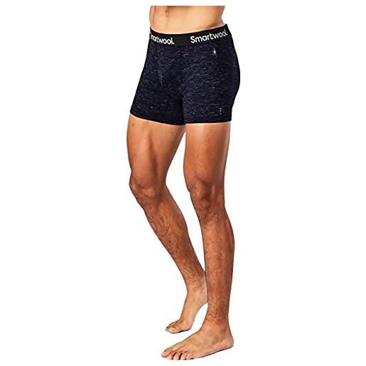 Smartwool everyday exploration merino boxer brief boxed deep navy heather md