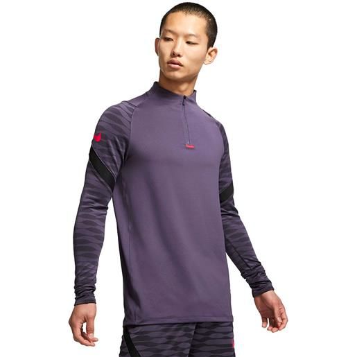 Nike dri fistrike drill long sleeve t-shirt grigio xl uomo