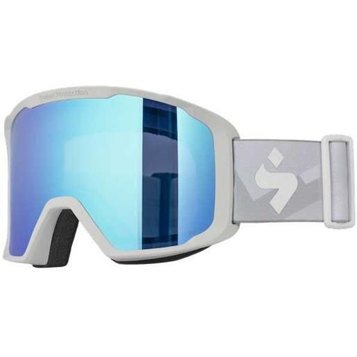 Sweet Protection durden rig reflect low bridge ski goggles bianco rig aquamarine/cat3