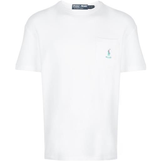 Palace t-shirt con logo Palace x polo ralph lauren - bianco