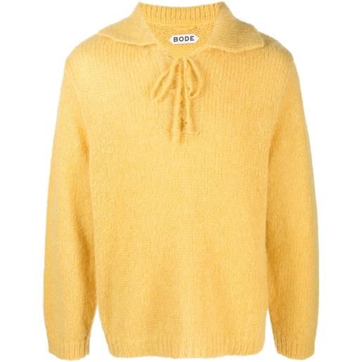 BODE maglione alpine - giallo