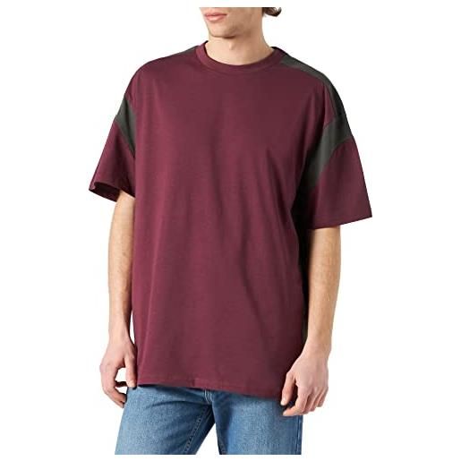 Urban Classics maglietta attiva t-shirt, darkkhaki/teal, 3xl uomo