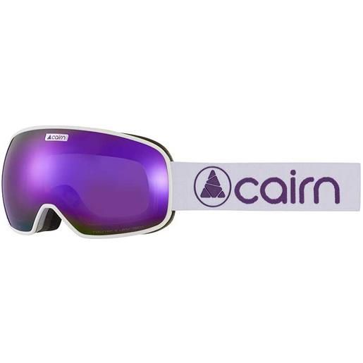 Cairn magnetik ski goggles bianco purple/cat3