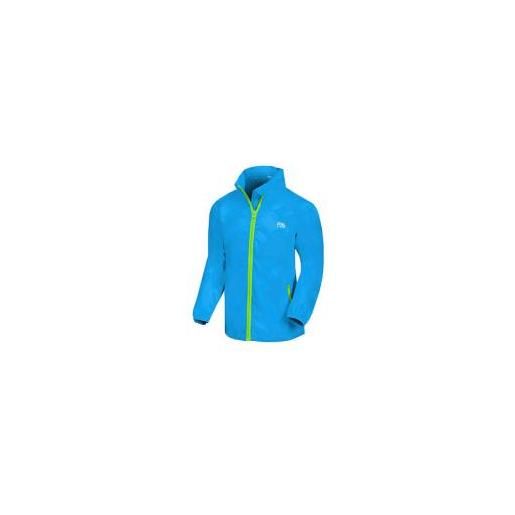 Mac in a Sac giacca impermeabile junior neon blue (5-7 anni)