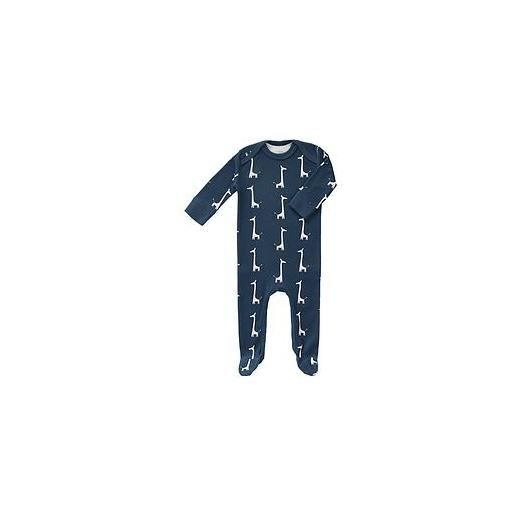 Fresk pigiama con piedi cotone bio giraffa blue (6-12 mesi)