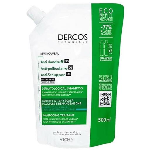 Vichy dercos eco ricarica shampoo anti-forfora 500ml