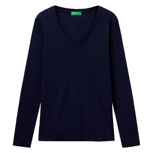 United Colors of Benetton t-shirt m/l 3ga2e4245, t-shirt donna, pervinca 30f, l