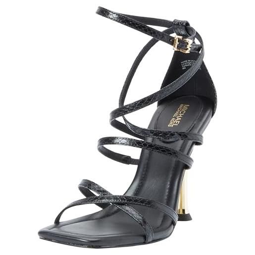 Michael Kors imani strappy sandal, donna, black, 37 eu