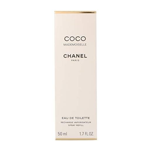 Chanel, coco mademoiselle, eau de toilette da donna, ricaricabile, 50 ml