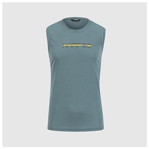 KARPOS 2501079-043 loma tank maglia lunga uomo north atlantic/lemon curry taglia l