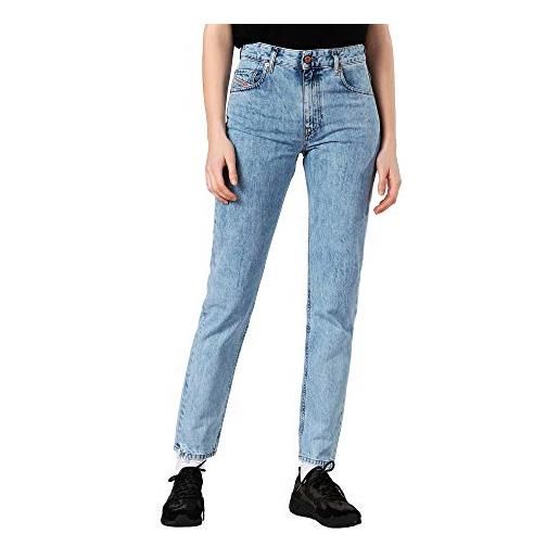 Diesel neekhol trousers jeans straight, blu (blau 01), 27w x 32l donna