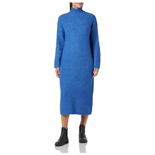 SELECTED FEMME slfmaline ls knit dress high neck noos vestito da maghi, turchese, m donna