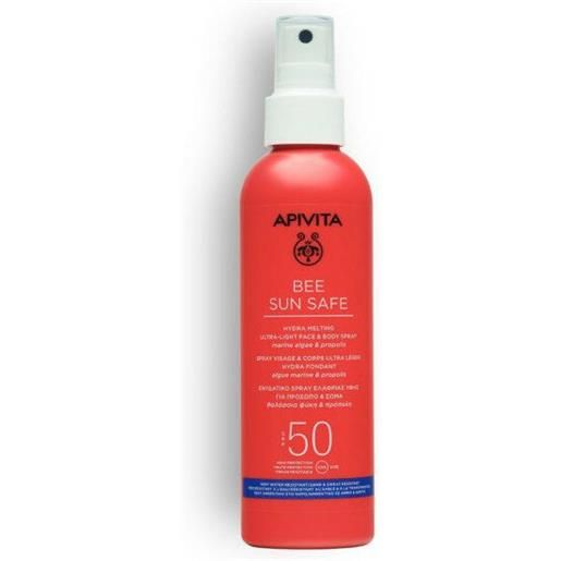 Amicafarmacia apivita bee sun safe spray hydra melting viso e corpo spf50 200ml