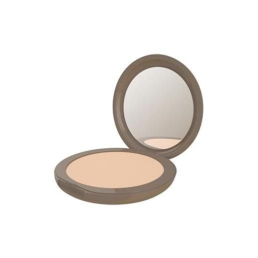 Eclat Skincare neve cosmetics fondotinta compatto con specchietto incorporato flat perfection levigante, coprenza media | light neutral