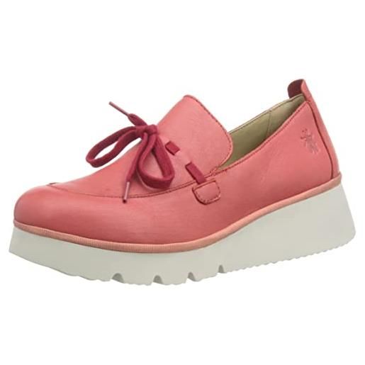 Fly London popi436fly, mocassino donna, lampone, 42 eu