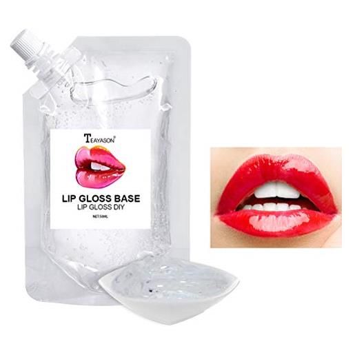 Hopowa 50ml lipgloss base diy idratare lip glow glaze base mano antihaft primer lip gloss herstellung