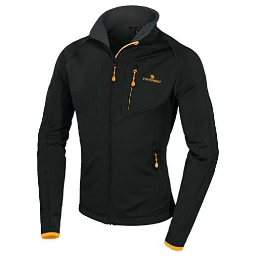 Ferrino tete rousse jacket uomo 20378 ca1 colore black giacca pile da uomo ideale per attività outdoor come trekking escursionismo arrampicata e tempo libero m