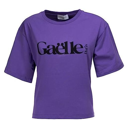 Gaelle purple short t-shirt - viola, 1