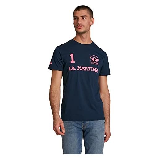 La Martina - t-shirt classica in cotone regular fit, man, l